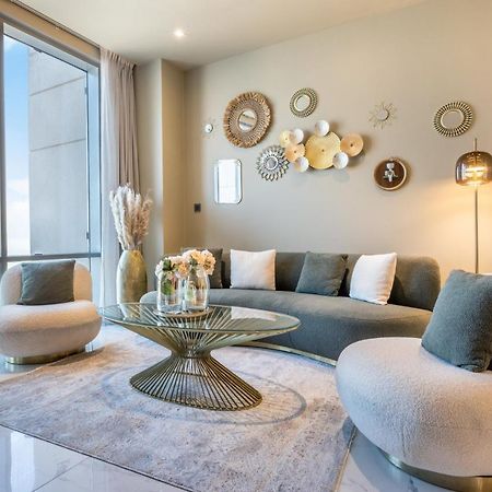 Bnbmehomes - Luxury 2B Apt - Al Habtoor - Amna Tower - 5044 Dubai Buitenkant foto